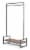 Whitmor Modern Industrial Garment Rack - Natural/Black Perspective: front