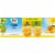 DOLE® Fruit Bowls® Yellow Cling Diced Peaches & Mixed Fruit in 100% Fruit Juice Cups Variety Pack Perspective: front