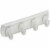Hillman High and Mighty 5 Lb. Capacity White Key Rail 515304 Perspective: front
