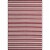 Momeni Baja Stripe Floor Runner - Red/White Perspective: front