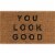 Novogratz Aloha Natural You Look Good Doormat Perspective: front