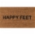 Novogratz Aloha Natural Happy Feet Doormat Perspective: front
