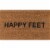 Novogratz Aloha Natural Happy Feet Doormat Perspective: front