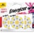 Energizer Size 10 Yellow Tab Hearing Aid Batteries Perspective: front