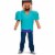 Disguise Steve Classic Minecraft Costume, Multicolor, Small (4-6) Perspective: front