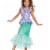 Disney Princess Ariel Classic Girls' Costume, Teal (3T-4T) Perspective: front