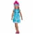 Disguise Poppy Classic W/Headband Trolls Costume, Blue, Medium (7-8) Perspective: front
