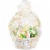 Party Central Club Pack of 12 Pink and Yellow Easter Decorative Cello Basket Bags 11” Perspective: front
