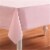Creative Converting Plastic Tablecloth - Classic Pink Perspective: front