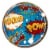 Hoffmaster Group Superhero Slogans Dinner Plate Perspective: front