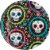 Creative Converting Day of the Dead Plates Perspective: front