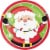 Hoffmaster Christmas Character Plates Perspective: front