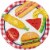 Creative Converting Summer Tastes 7-Inch Paper Plates Perspective: front