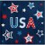 Creative Converting Patriotic Party 2-Ply Paper Cocktail Napkins - 16 Pack Perspective: front