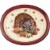 Creative Converting Thanksgiving Turkey Disposable Oval Platters - 8 Pack Perspective: front