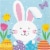 Hoffmaster Easter Egg Hunt Lunch Napkin Perspective: front