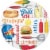 Party Creations Summer Outdoor Paper Desert Plates - Gingham Cookout Perspective: front