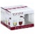 Sabert Mozaik Plastic Stemless Wine Glasses - Clear Perspective: front