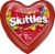 Skittles Original Candy Filled Heart Perspective: front