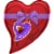 Dove Truffles Dark Chocolate Heart Gift Box Valentines Day Candy Perspective: front