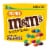 M&M'S Peanut Milk Chocolate Candy Family Size Bag Perspective: front