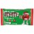 M&M'S Milk Chocolate Christmas Candy Bag Perspective: front
