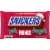 SnickersHoliday Christmas Candy Milk Chocolate Bars Minis Size Bag Perspective: front
