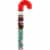 Snickers Christmas Minis Size Chocolate Candy Cane Tube Perspective: front