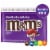 M&M's Dark Chocolate St. Patricks Day Candy Sharing Size Bag Perspective: front
