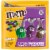 M&M'S Party Size Limited Edition Peanut Milk Chocolate Candy featuring Purple Candy Bulk Bag Perspective: front