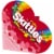 Skittles Original Gummy Candy Valentines Day Heart Box Perspective: front