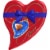 Dove Dark Chocolate Truffle Hearts Valentine's Day Candy Gift Heart Tin Perspective: front