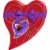 Dove Assorted Valentine's Day Dark Chocolate Truffle Candy Heart Tin Perspective: front