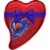 Dove Assorted Valentine's Day Milk Chocolate Truffle Candy Heart Tin Perspective: front