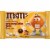 M&M'S Pumpkin Pie Milk Chocolate Candy Bag Perspective: front
