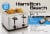 Hamilton Beach Brushed Stainless Steel Toaster Perspective: front