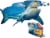 I AM Lil Shark 100 Piece Animal-Shaped Jigsaw Puzzle Perspective: front