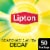 Lipton Decaffeinated Black Tea Bags Perspective: front