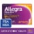 Allegra Adult 24-Hour Non-Drowsy Allergy Relief Antihistamine Tablets with 180 mg Fexofenadine HCI Perspective: front