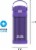 Thermos® FUNtainer Stainless Steel Bottle - Purple Perspective: front