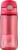 Thermos Plastic Spout Lid Hydration Bottle - Raspberry Perspective: front