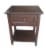 HD Designs Knowles USB Port Dark Brown Nightstand Perspective: front