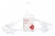 Everyday Living® Swivel Hanger with Clips - 3 Pack - White Perspective: front