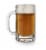 Dash of That® Glass Beer Stein Mugs Perspective: front