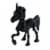 Holiday Home™ Unicorn Skeleton Figure - Black Perspective: front