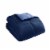 Everday Living® Reversible Down Alternative Comforter - Navy/Blue Perspective: front