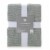 HD Designs Chenille Rib Knit Throw Blanket - Green Perspective: front