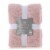 HD Designs Sherpa Throw Blanket - Pink Perspective: front
