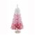 Holiday Home Pink Gradient Christmas Tree Perspective: front
