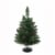 Holiday Home Mini Christmas Tree with Red Berries Perspective: front